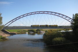 Jõesuu bridge in Estonia, 320 tons, year 2009